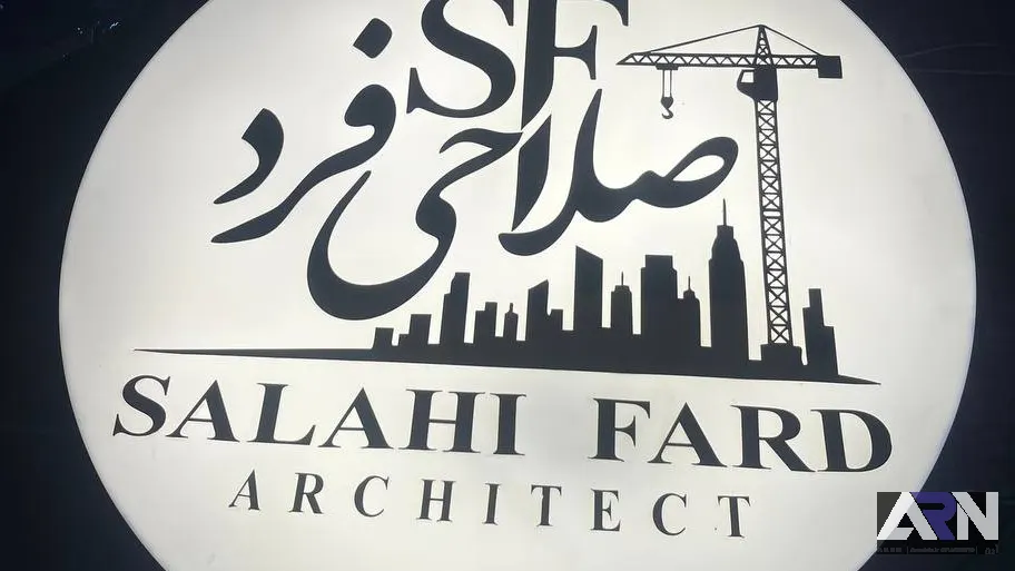 تابلو لایت باکس صلاحی فرد سفید اجرا در تبریز